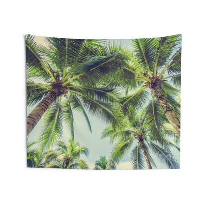 Tropical Palm Tree Tapestry, Beach Green Leaf Nature Landscape Indoor Wall Art Hanging Tapestries Dorm Room Decor Starcove Fashion