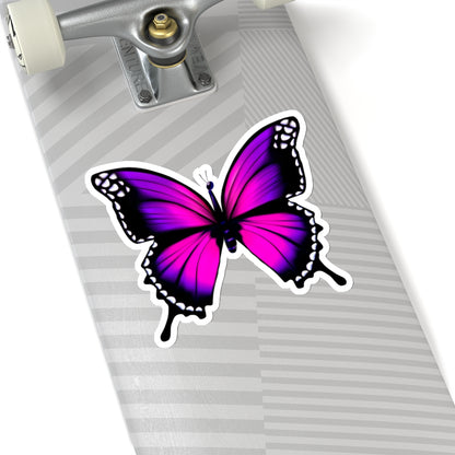 Pink Monarch Butterfly Sticker, Purple Laptop Decal Vinyl Cute Waterbottle Tumbler Car Waterproof Bumper Aesthetic Wall Mural Starcove Fashion
