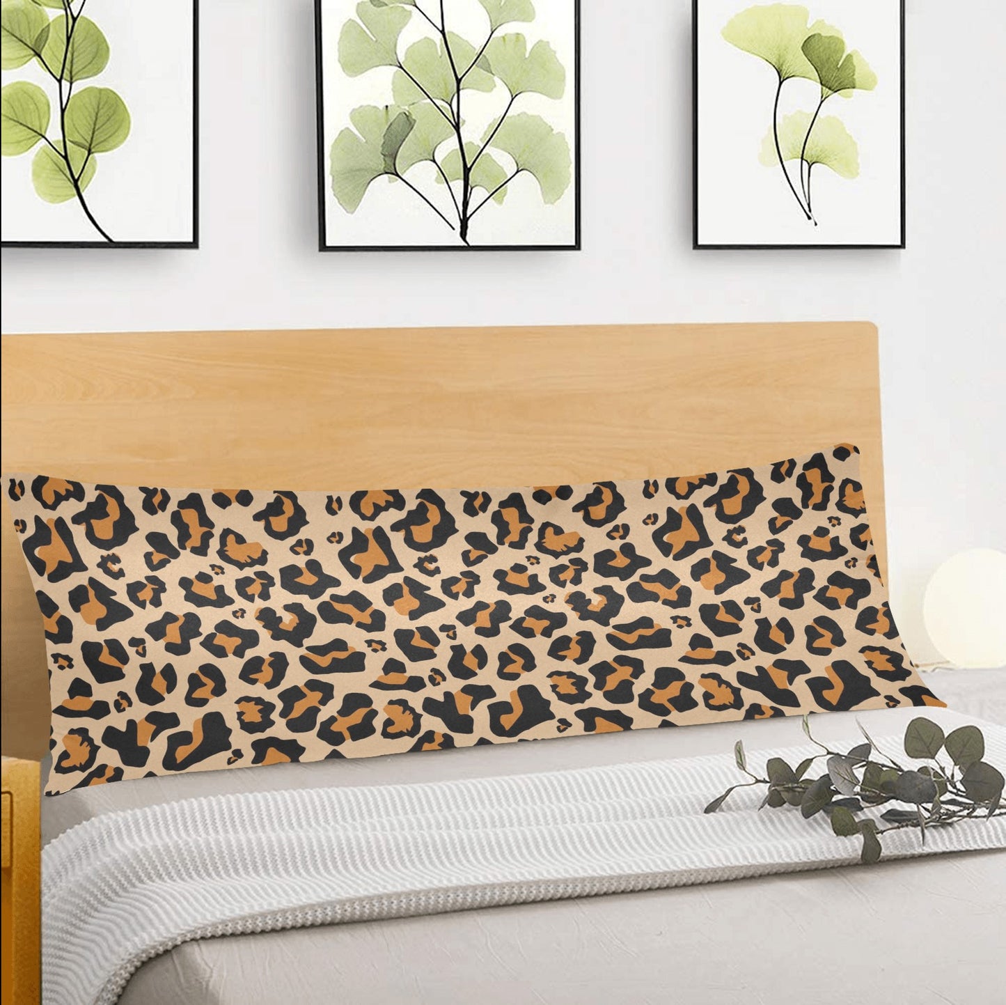Leopard Body Pillow Case, Cheetah Animal Print Long Large Bed Accent Pillowcase Print Throw Decor Decorative Cover Starcove Fashion
