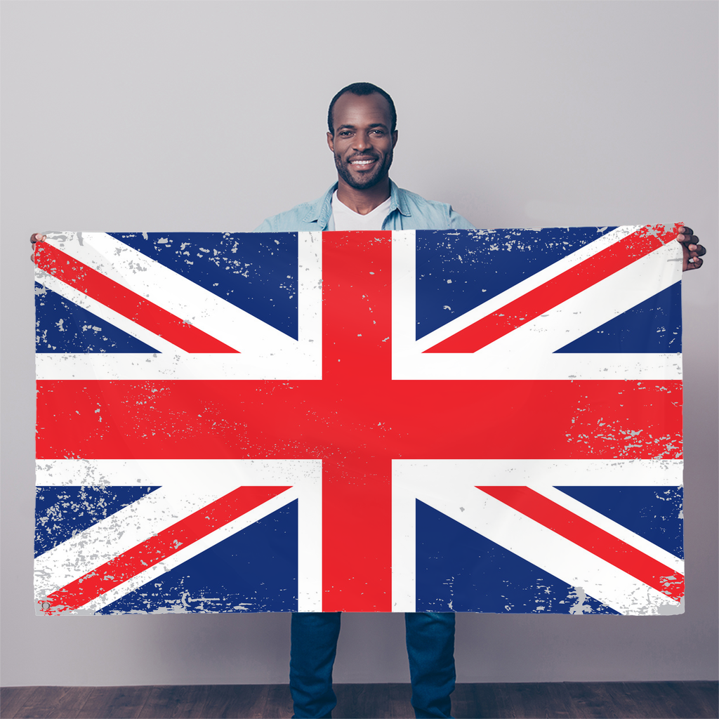 UK Union Jack Distressed Flag, British National United Kingdom England 5x3 Sublimation Flag Wall Hanging Starcove Fashion