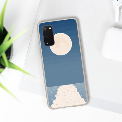 Blue Moon iPhone 13 12 Pro Case, 11 Pro Vegan Biodegradable Plant Samsung Galaxy S20 Eco Friendly Compostable Cell Phone Zero Waist Starcove Fashion
