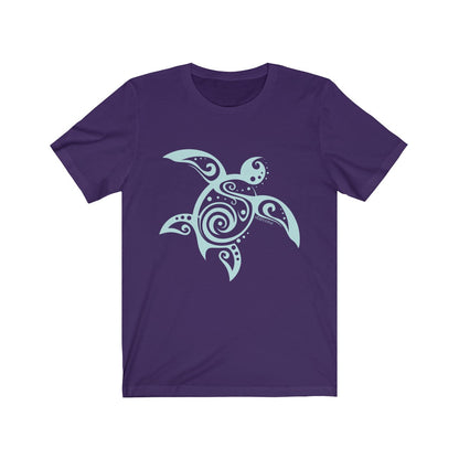 Tribal Sea Turtle Shirt, Polynesian Maori Tattoo Art Animal Print Ocean Waves Beach Lover Men Women Cute Graphic Tshirt Gift Starcove Fashion