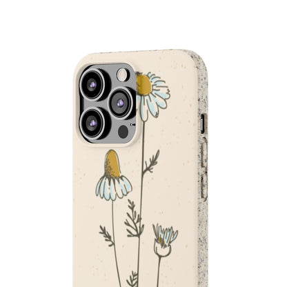 Botanical Flower iPhone 13 12 Pro Case, 11 Pro Vegan Biodegradable Plant Samsung Galaxy S20 Ultra Eco Friendly Compostable Cell Phone Starcove Fashion