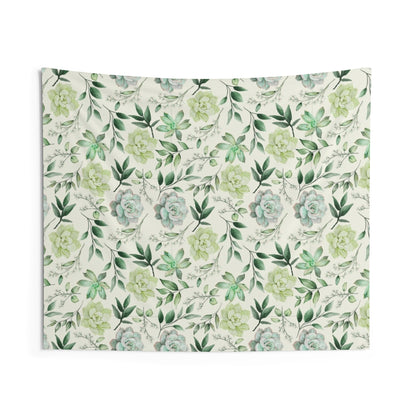 Succulent Tapestry, Watercolor Cactus Green Botanical Wall Art Hanging Landscape Vertical Aesthetic  Large Small Decor College Dorm Starcove Fashion