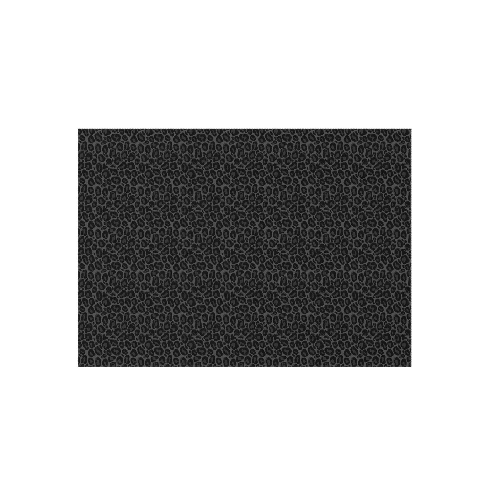 Black Leopard Outdoor Area Rug, Animal Print Waterproof Carpet Home Floor Decor Large 2x3 4x6 3x5 5x7 9x10 Patio Small Large Camping Mat Starcove Fashion