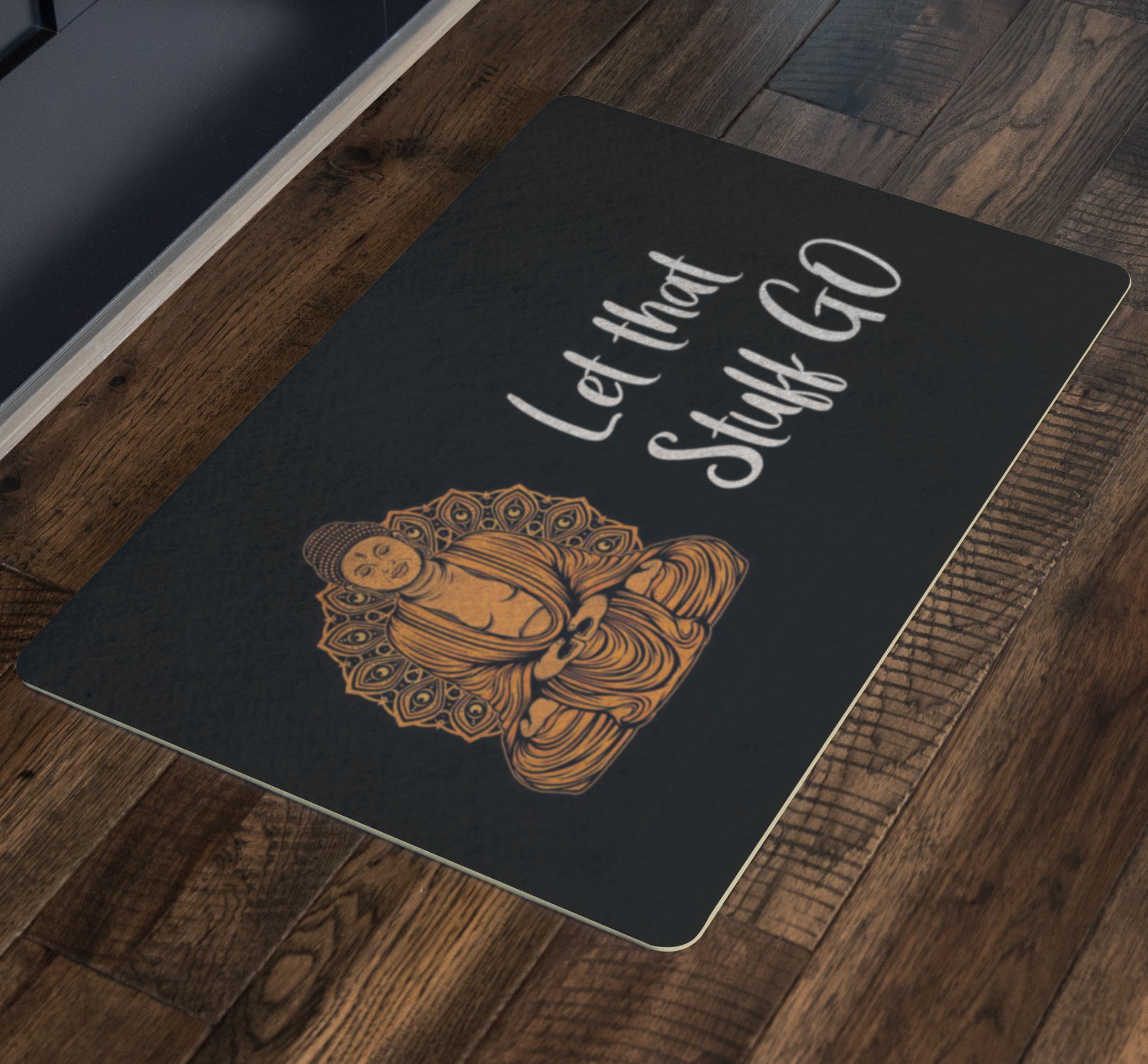Welcome mat yoga sales
