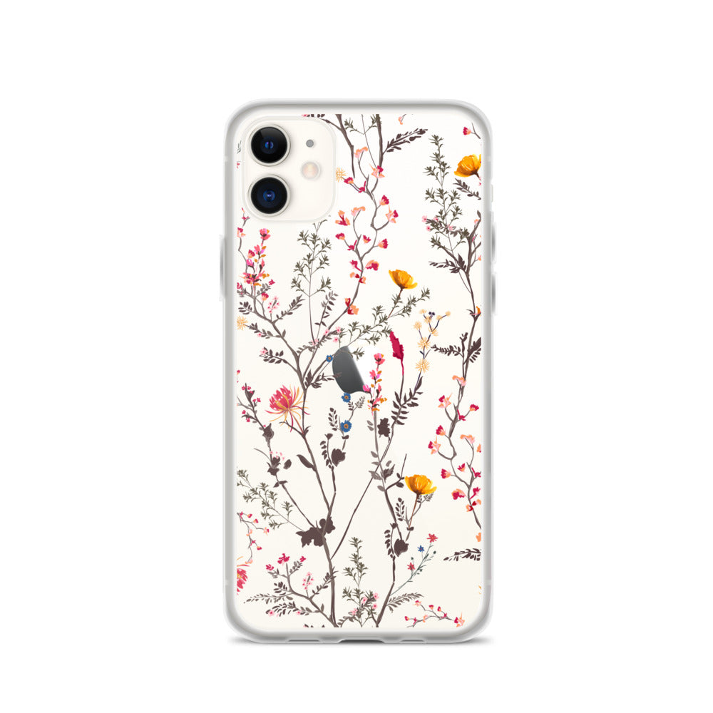 Botanical Wild Flowers Clear iPhone 17 16 15 14 13 12 Pro Max Case, Print Cute Aesthetic iPhone 11 SE XS XR X 8 7 Cell Phone Transparent iPhone 11 Botanical Wild Flowers Clear iPhone 17 16 15 14 13 12 Pro Max Case, Print Cute Aesthetic iPhone 11 SE XS XR X 8 7 Cell Phone Transparent iPhone 11