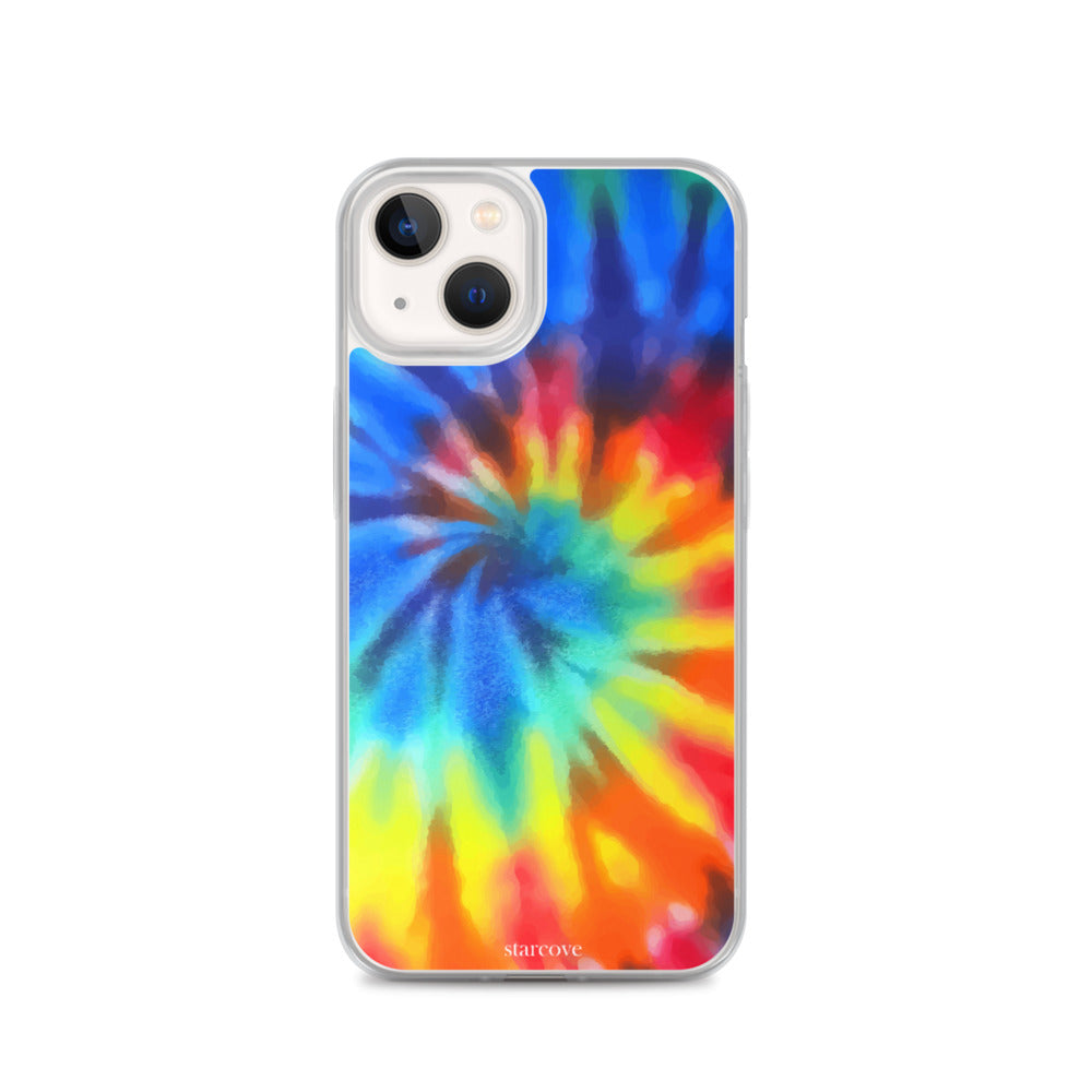 Tie Dye iPhone 14 13 Pro Max Case, Rainbow Cute Blue Red Phone Gift Colorful iPhone 12 11 Mini SE 2020 XS Max XR X 7 Plus 8 Starcove Fashion