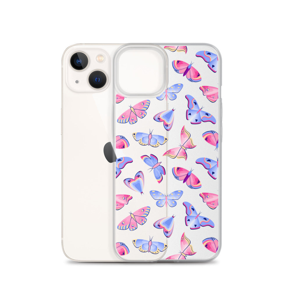 Woman girls cute bow pink butterfly phone case for iphone 11 12 13 pro max  xr