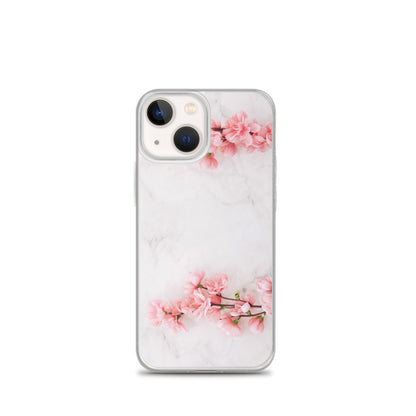 White Marble Phone 13 12 Pro Max Case Pink Cherry Blossom, Flower iPhone Case, Rose Pink Cute Case Gift iPhone 11 Mini SE 2020 XS Max XR X 7 Plus 8 Starcove Fashion