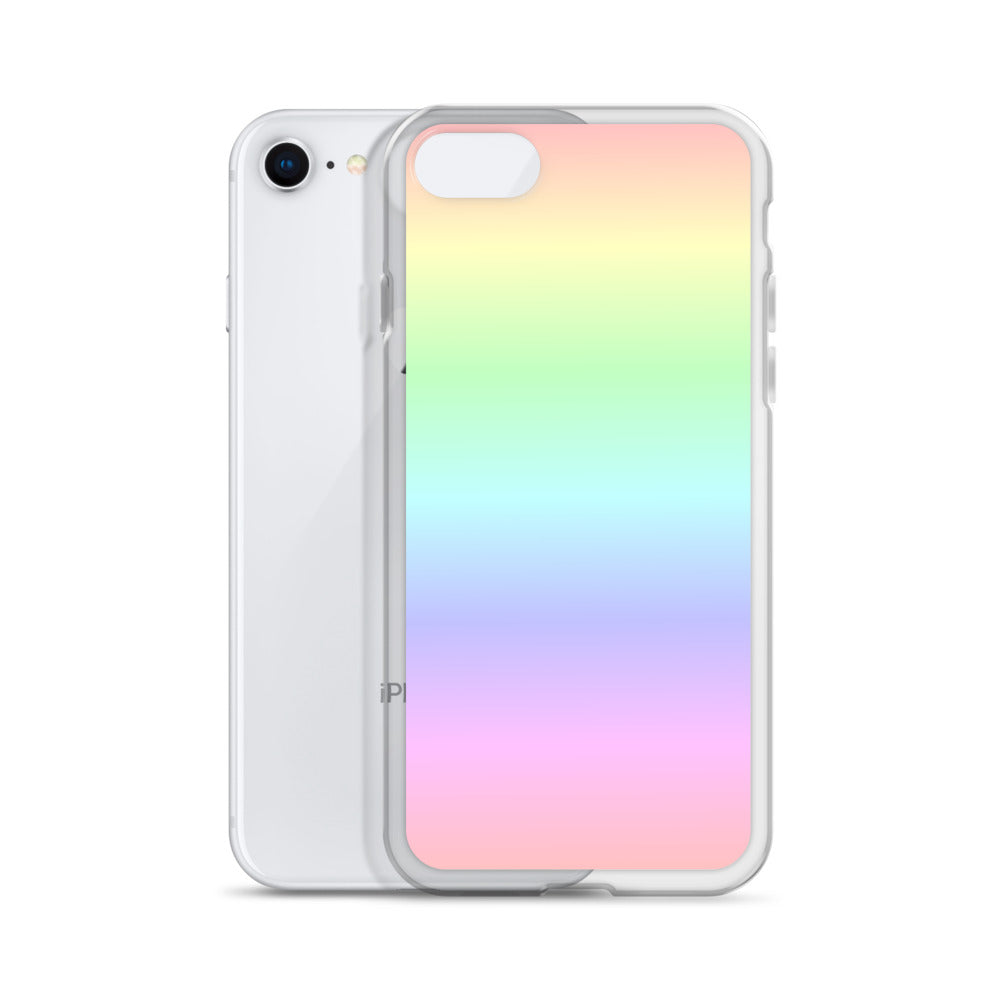 Pastel Rainbow iPhone 14 13 12 Pro Max Case, Ombre Tie Dye Print Cute Gift Aesthetic iPhone 11 Mini SE 2020 XS Max XR X 8 7 Plus Cell Phone Starcove Fashion