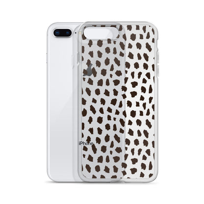 Cheetah Pattern Clear iPhone 13 12 Pro Max Case, Animal Print Cute Gift Aesthetic iPhone 11 Mini SE 2020 XS Max XR X 8 7 Plus Transparent Cover Starcove Fashion