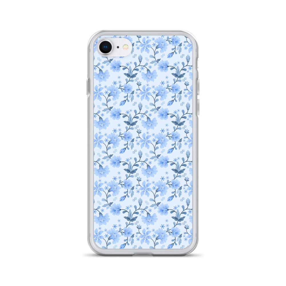 Light Blue Flowers iPhone 15 14 13 12 Pro Max Case, Petal Print Cute G – Starcove Fashion Light Blue Flowers iPhone 15 14 13 12 Pro Max Case, Petal Print Cute G – Starcove Fashion