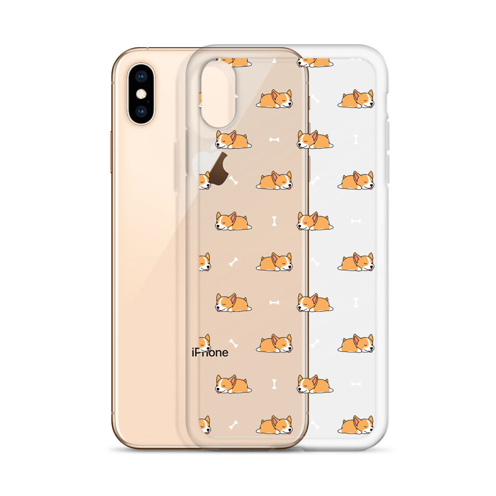 Welsh Corgi  iPhone 14 13 Clear Case, Dog Puppy Print Cute Gift Aesthetic iPhone 12 11 Pro Max Mini SE 2020 XS XR X 7 Plus 8 Cell Phone Starcove Fashion