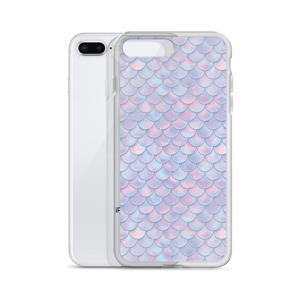 Mermaid iPhone 14 13 12 Case Pro Max, Scales Tail Pastel Pink Print Cell Phone iPhone 11 Mini SE 2020 XS Max XR X 7 Plus 8 Starcove Fashion