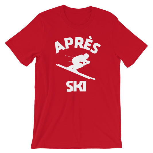 Apres Ski Shirt, Skiing Skier Winter Snow Fun Resort Sports Party Mountain T-Shirt Clothing Starcove Fashion