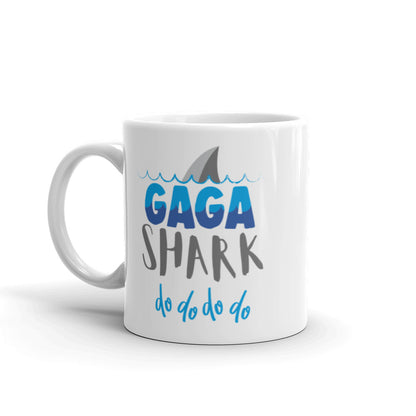 Gaga Shark Mug, Funny Gift For Mom Grandma Coffee Mug Cup Tea Lover Unique Novelty Cool New Gift Ceramic 11oz Baby Shark Starcove Fashion
