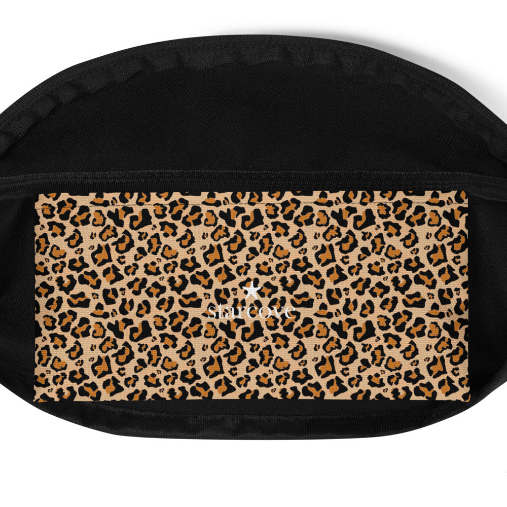Leopard Fanny Pack, Animal Print Cheetah Women Waist Hip Bum Bag 90s Designer Belt Hip Waist Shoulder Bag Starcove Fashion