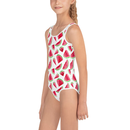 Watermelon Girls Swim Suit (2T-7), Kids One Piece Swimsuit Toddler Bathing Suit Swimwear Starcove Fashion