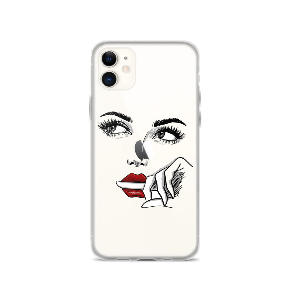 Face Line Art Drawing iPhone 14 13 12 Pro Max Clear Case, Artistic Mod – Starcove Fashion Face Line Art Drawing iPhone 14 13 12 Pro Max Clear Case, Artistic Mod – Starcove Fashion