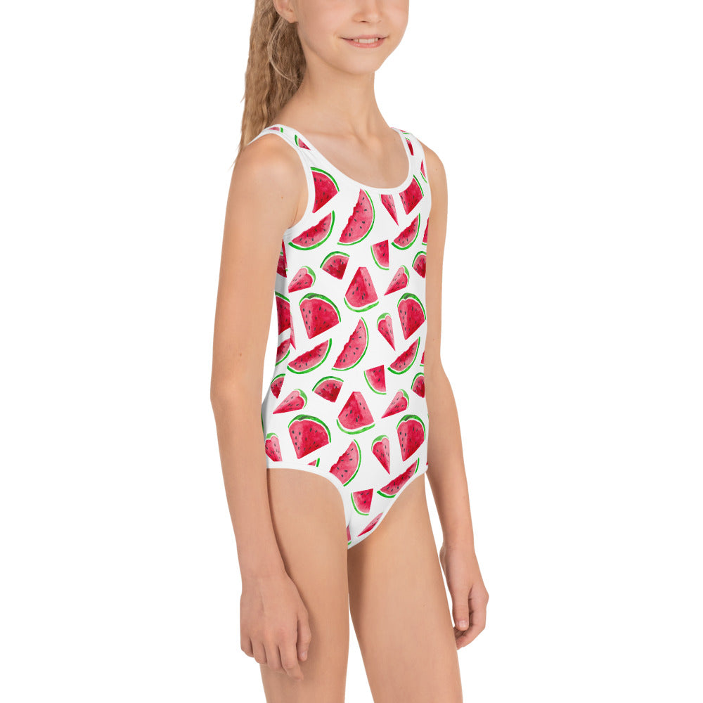 Watermelon Girls Swim Suit (2T-7), Kids One Piece Swimsuit Toddler Bathing Suit Swimwear Starcove Fashion