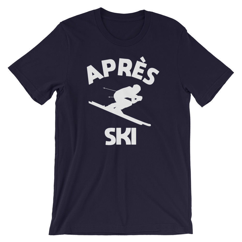 Apres Ski Shirt, Skiing Skier Winter Snow Fun Resort Sports Party Mountain T-Shirt Clothing Starcove Fashion