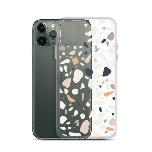 Terrazzo Abstract iPhone 14 13 12 Pro Max Case, Clear Modern Art Print Cute Gift Aesthetic iPhone 11 Mini SE 2020 XS Max XR X 7 8 Cell Phone Starcove Fashion