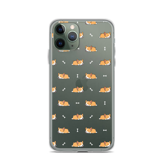 Welsh Corgi  iPhone 14 13 Clear Case, Dog Puppy Print Cute Gift Aesthetic iPhone 12 11 Pro Max Mini SE 2020 XS XR X 7 Plus 8 Cell Phone Starcove Fashion