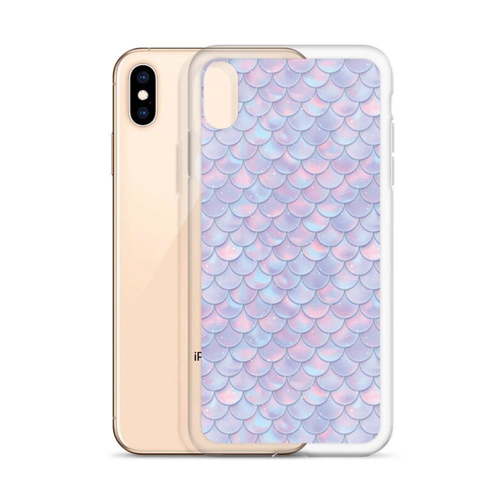 Mermaid iPhone 14 13 12 Case Pro Max, Scales Tail Pastel Pink Print Cell Phone iPhone 11 Mini SE 2020 XS Max XR X 7 Plus 8 Starcove Fashion