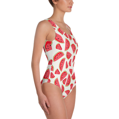 Watermelon One-Piece Swimsuit, Mommy and Me Swimsuit, Matching Family Swimwear, Watermelon Pattern, Mom Mother and Me, Bathing suit Starcove Fashion