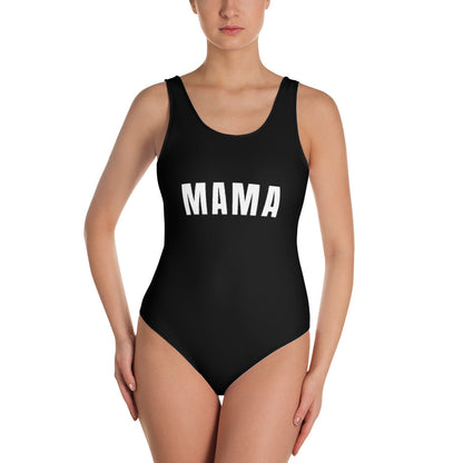 Matching Swimsuit, Mama, Got it From My Mama, Mom and Daughter Matching Family Black One-Piece Custom Personalize Swimsuit Starcove Fashion