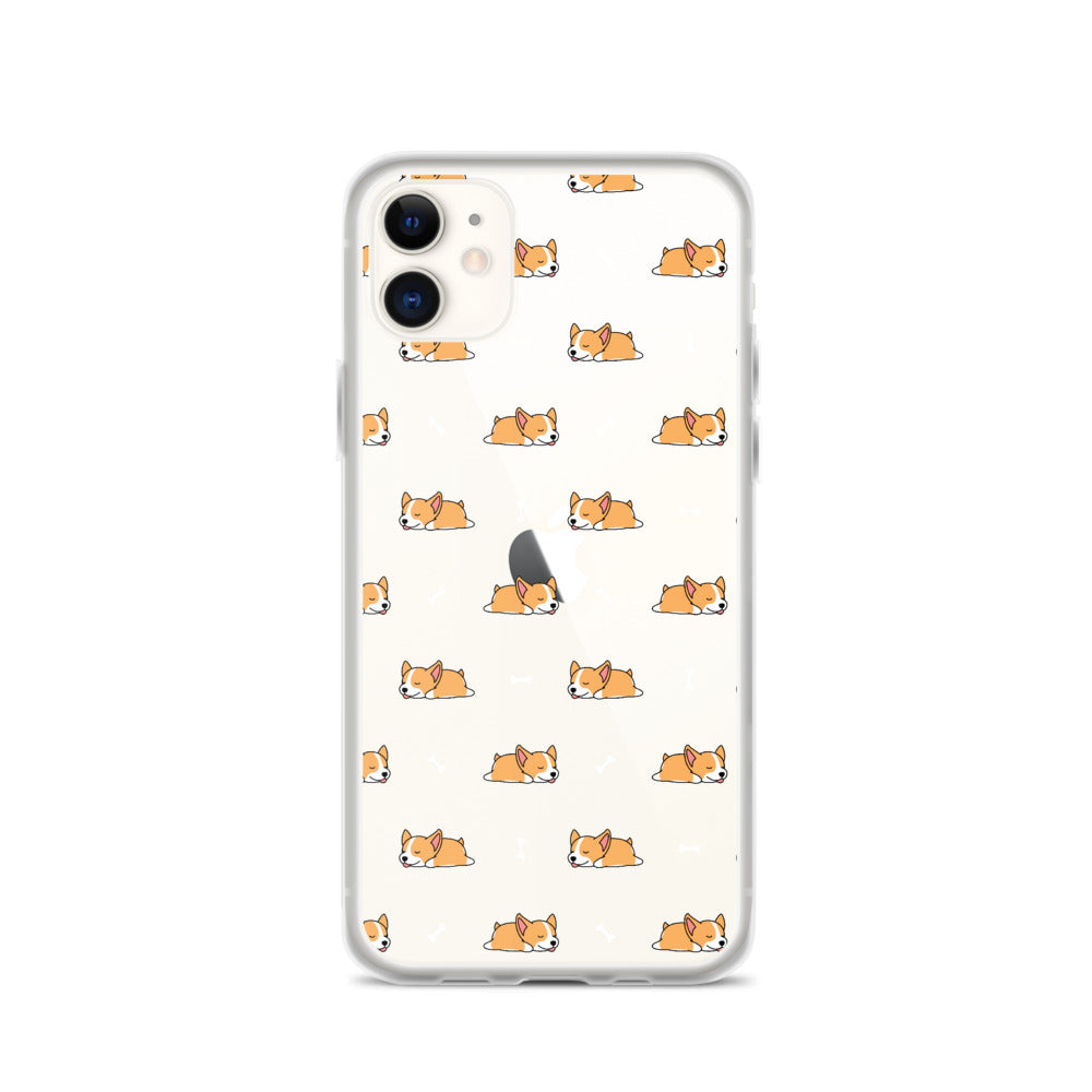 Welsh Corgi iPhone 16 15 14 13 Clear Case, Dog Puppy Print Cute Gift A – Starcove Fashion Welsh Corgi iPhone 16 15 14 13 Clear Case, Dog Puppy Print Cute Gift A – Starcove Fashion