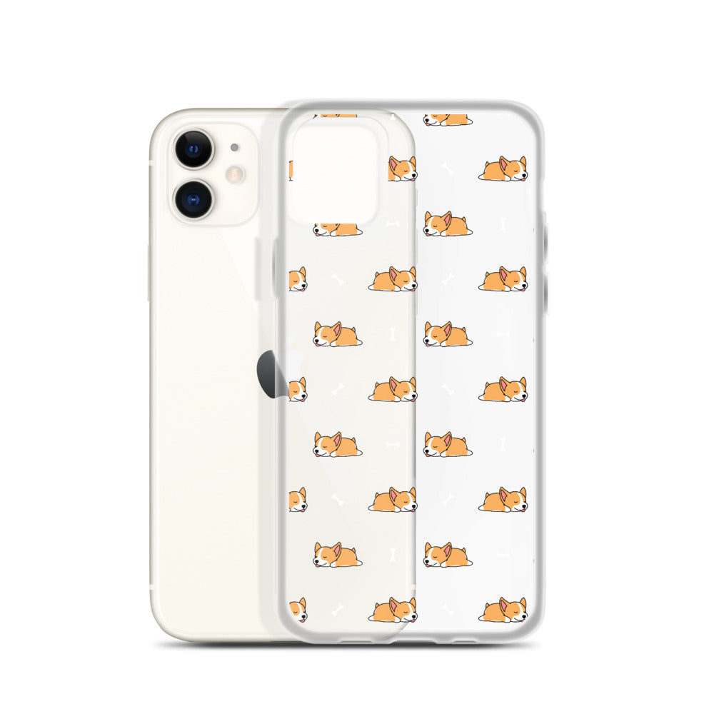 Welsh Corgi  iPhone 14 13 Clear Case, Dog Puppy Print Cute Gift Aesthetic iPhone 12 11 Pro Max Mini SE 2020 XS XR X 7 Plus 8 Cell Phone Starcove Fashion