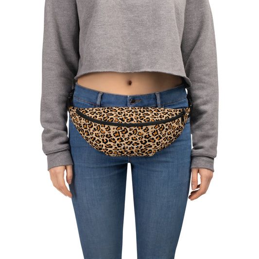 Leopard Fanny Pack, Animal Print Cheetah Women Waist Hip Bum Bag 90s Designer Belt Hip Waist Shoulder Bag Starcove Fashion