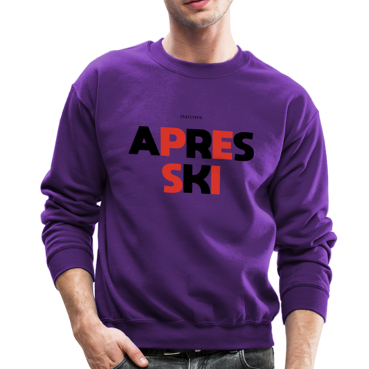 Apres Ski Sweatshirt Sweater, Vintage Winter Red Party Skiing Chalet Mountain Men Women's Long Sleeve Top Clothes Gift Starcove Fashion