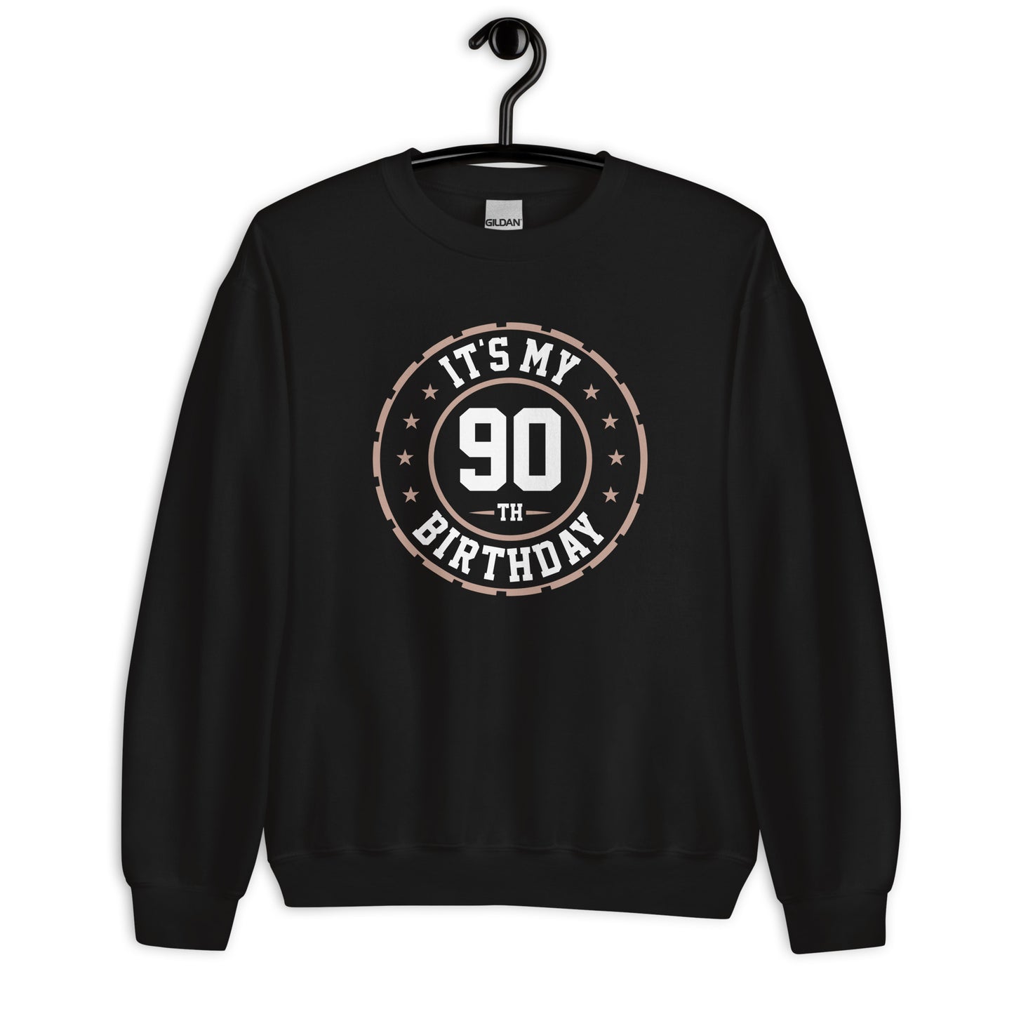 90th Birthday Sweatshirt, 90 Years Graphic Crewneck Fleece Cotton Sweater Jumper Pullover Men Women Adult Aesthetic Top Starcove Fashion