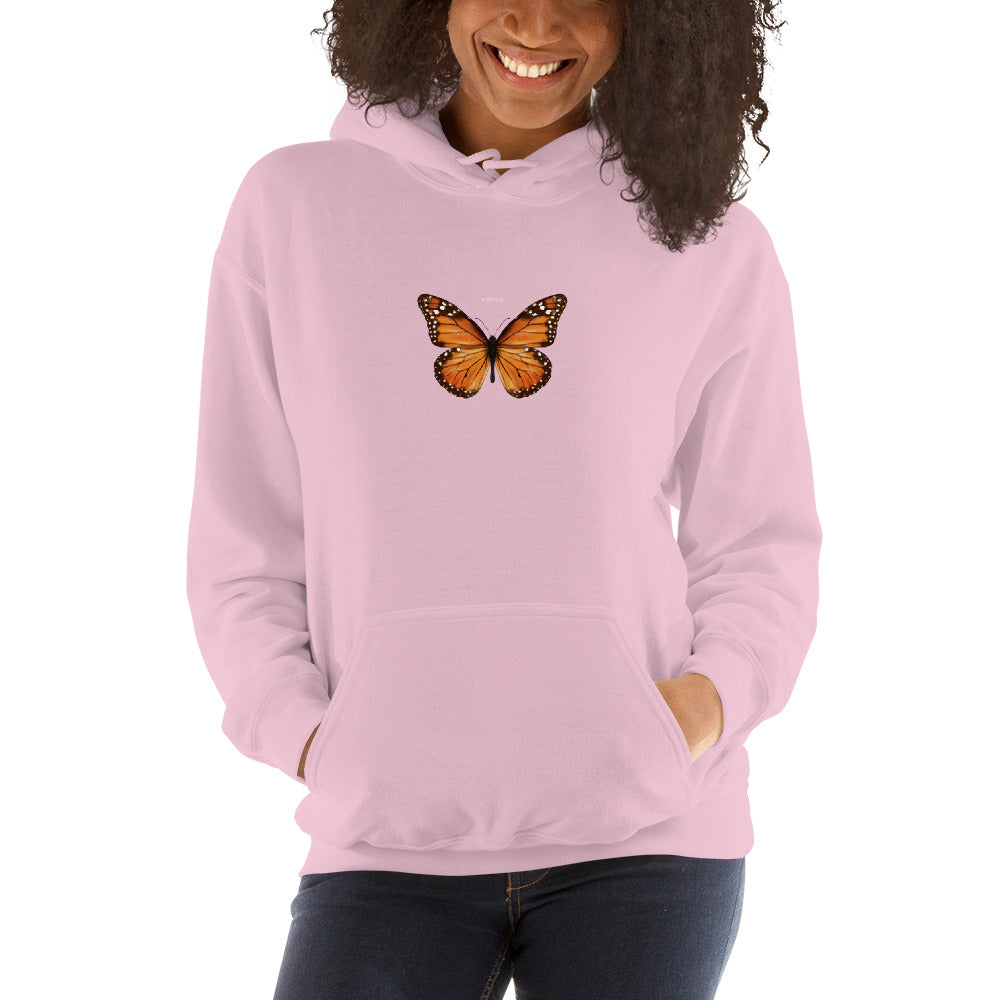 Monarch Butterfly Hoodie, Pullover Hoodie Men Women Adult Aesthetic Graphic Cotton Hooded Sweatshirt with Pockets Starcove Fashion