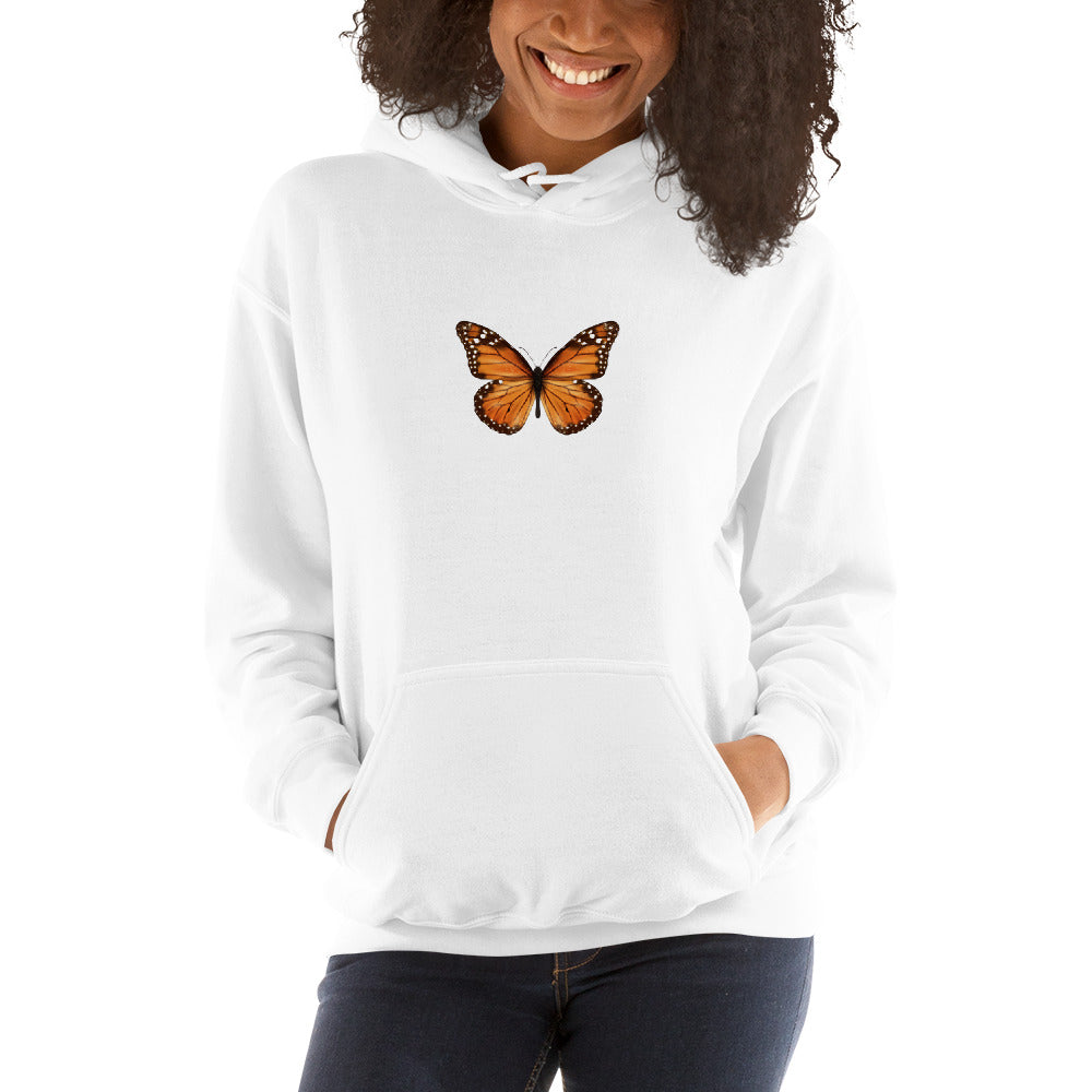 Monarch Butterfly Hoodie, Pullover Hoodie Men Women Adult Aesthetic Graphic Cotton Hooded Sweatshirt with Pockets Starcove Fashion
