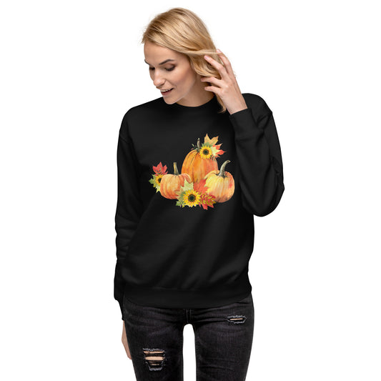 Pumpkins Sweatshirt, Sunflower Fall Autumn Halloween Graphic Crewneck Cotton Sweater Jumper Pullover Men Women Aesthetic Top Starcove Fashion