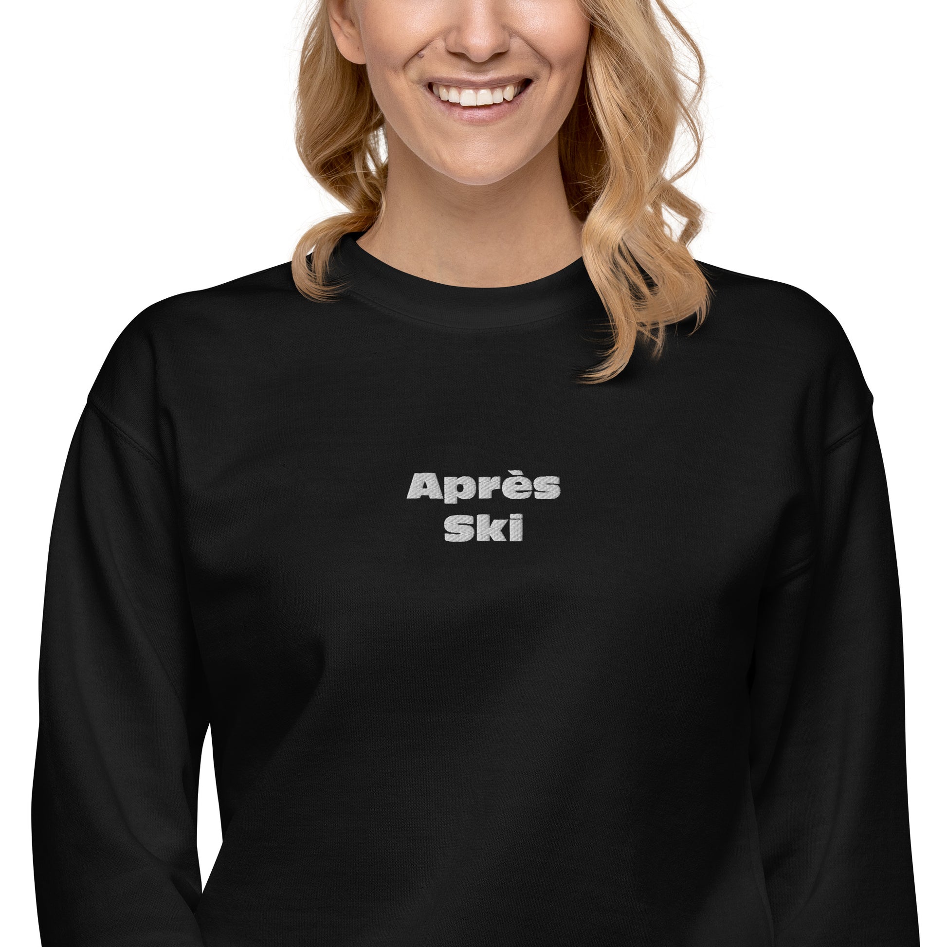 Apres Ski Embroidered Sweatshirt, Vintage Retro Sweater Embroidery Men Women Weekend Pullover Clothing Top Club Starcove Fashion