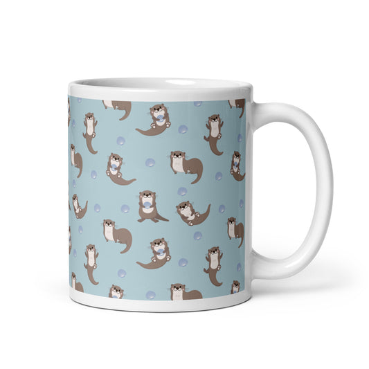 Sea Otter Mug, Cute Marine Animal Ocean Beach House Coffee Ceramic Cup Tea Lover Unique Novelty Cool Gift Starcove Fashion